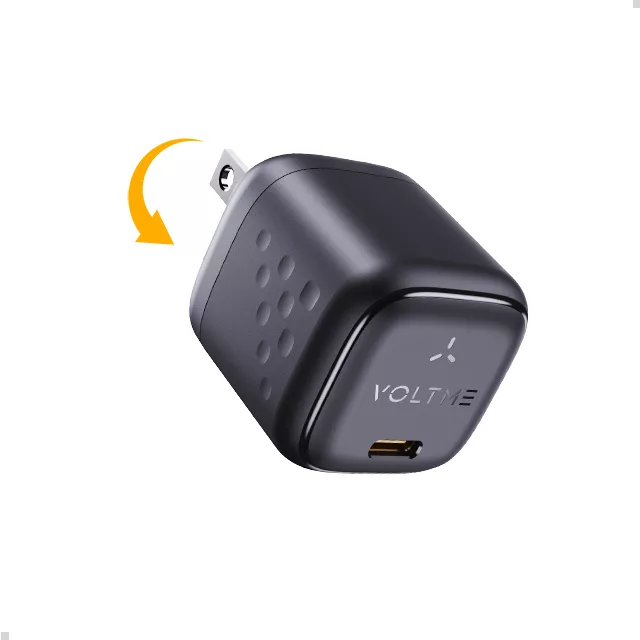 VOLTME REVO 30 DUO CC 1 VOLTME REVO 30 DUO CC 30W Dual USB-C GaN Charger price in Bangladesh