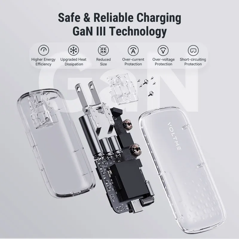 VOLTME REVO 65 EVO charger bundle with included 100W USB-C cable